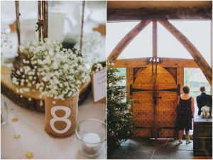 wedding in a barn